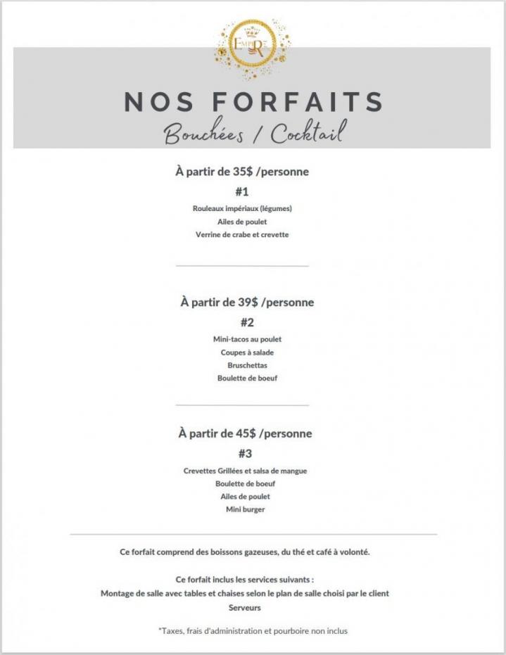 Forfaits Montréal-Nord