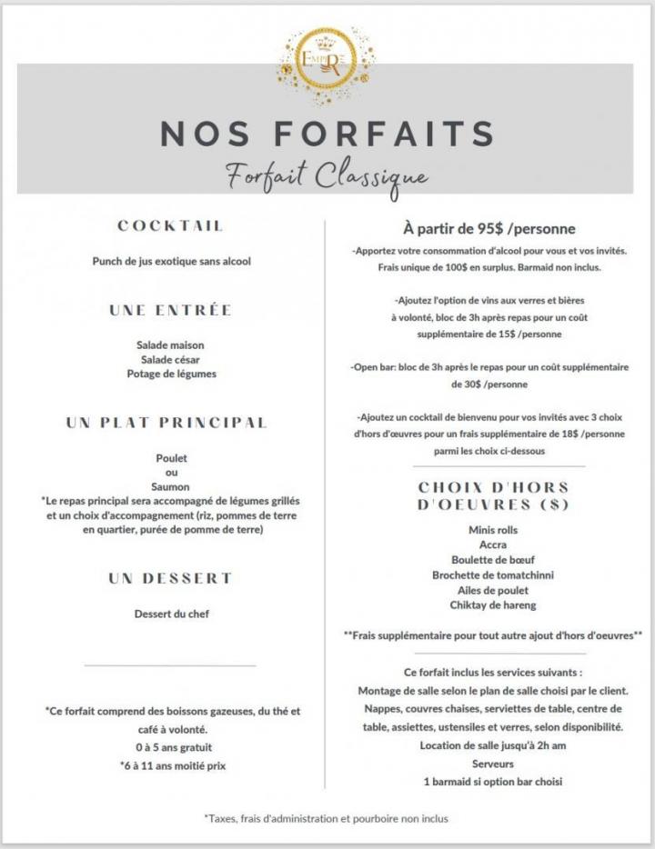 Forfaits Montréal-Nord