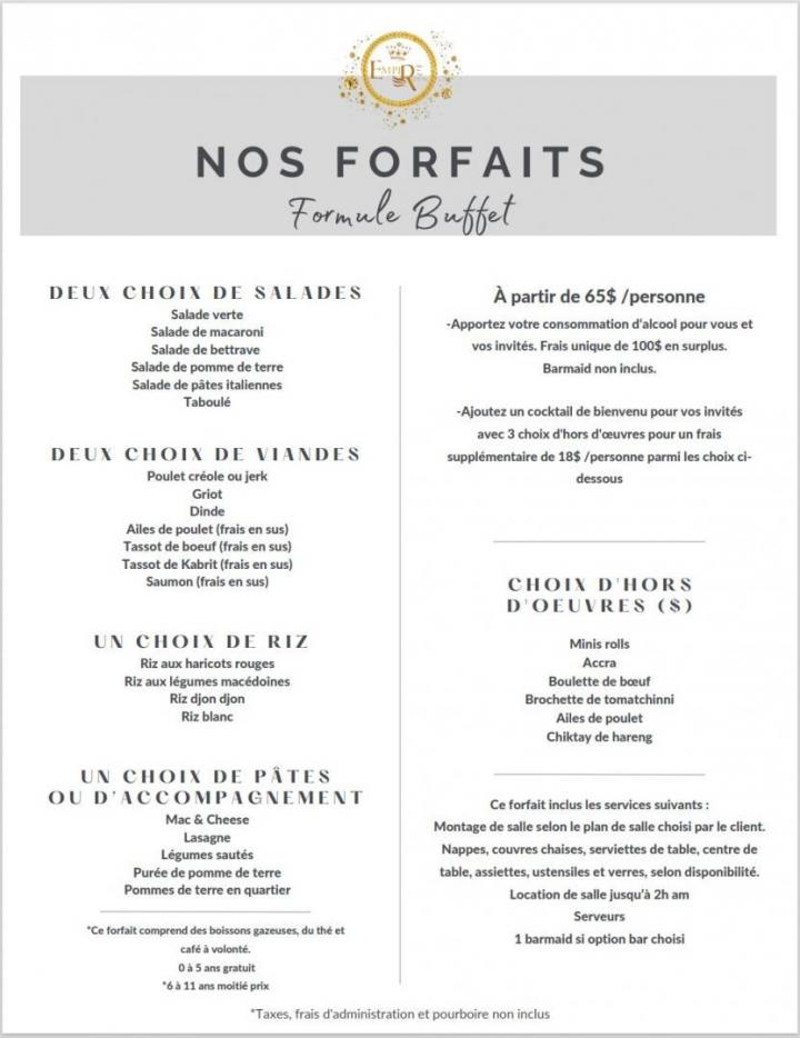 Forfaits Montréal-Nord