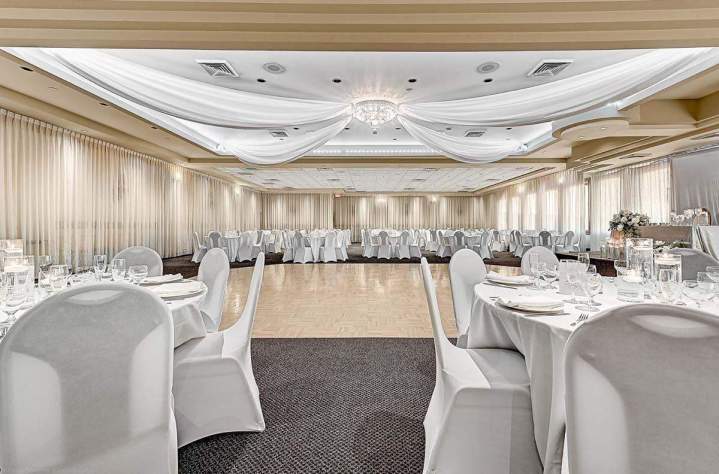 Corporate reception hall in Montreal