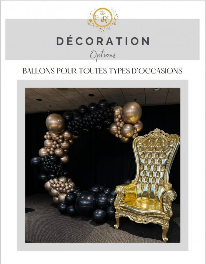 Forfaits décoration Montréal-Nord 